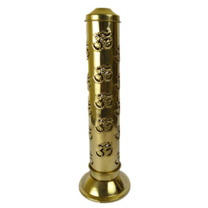 Brass Om Symbol Agarbathi Stand